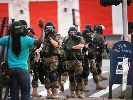 Ferguson SWAT in action